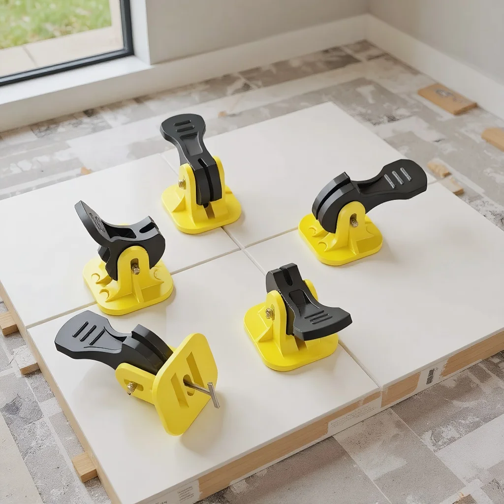 Multisize 1-3mm Tile Leveling Kit - 100PCS Reusable Spacer Clips for Ceramic Floor Construction