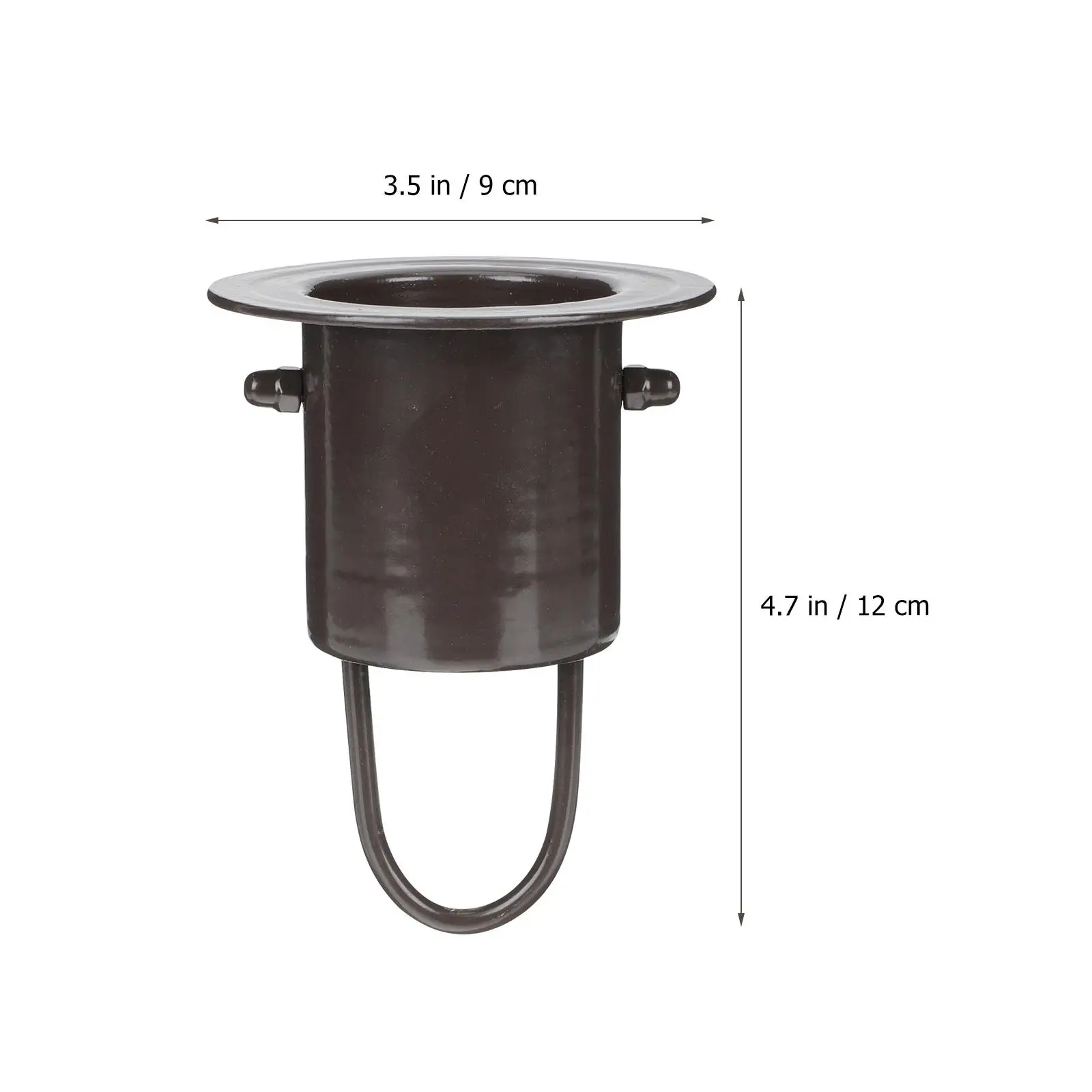Rain Chain Gutter Adapter Durable Structure Aluminum Alloy Hanging Bracket for Roof Gutter Rainwater Collection
