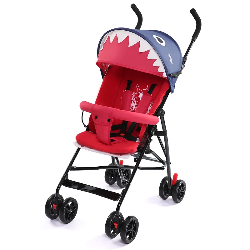 Hot selling baby stroller light folding can sit half lying child shock absorber baby stroller