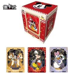 Cartas divertidas de Mickey Mouse, colección de personajes de Anime, Minnie Mouse, Pato Donald, papel, Hobby, juguetes para niños, regalo de cumpleaños