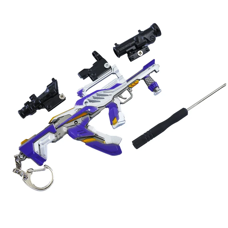 13cm VALORANT Assembled Gun Model Metal  Prop Collection Toy Game Peripheral Anime Cartoon Kawaii Collection Birthday Gifts