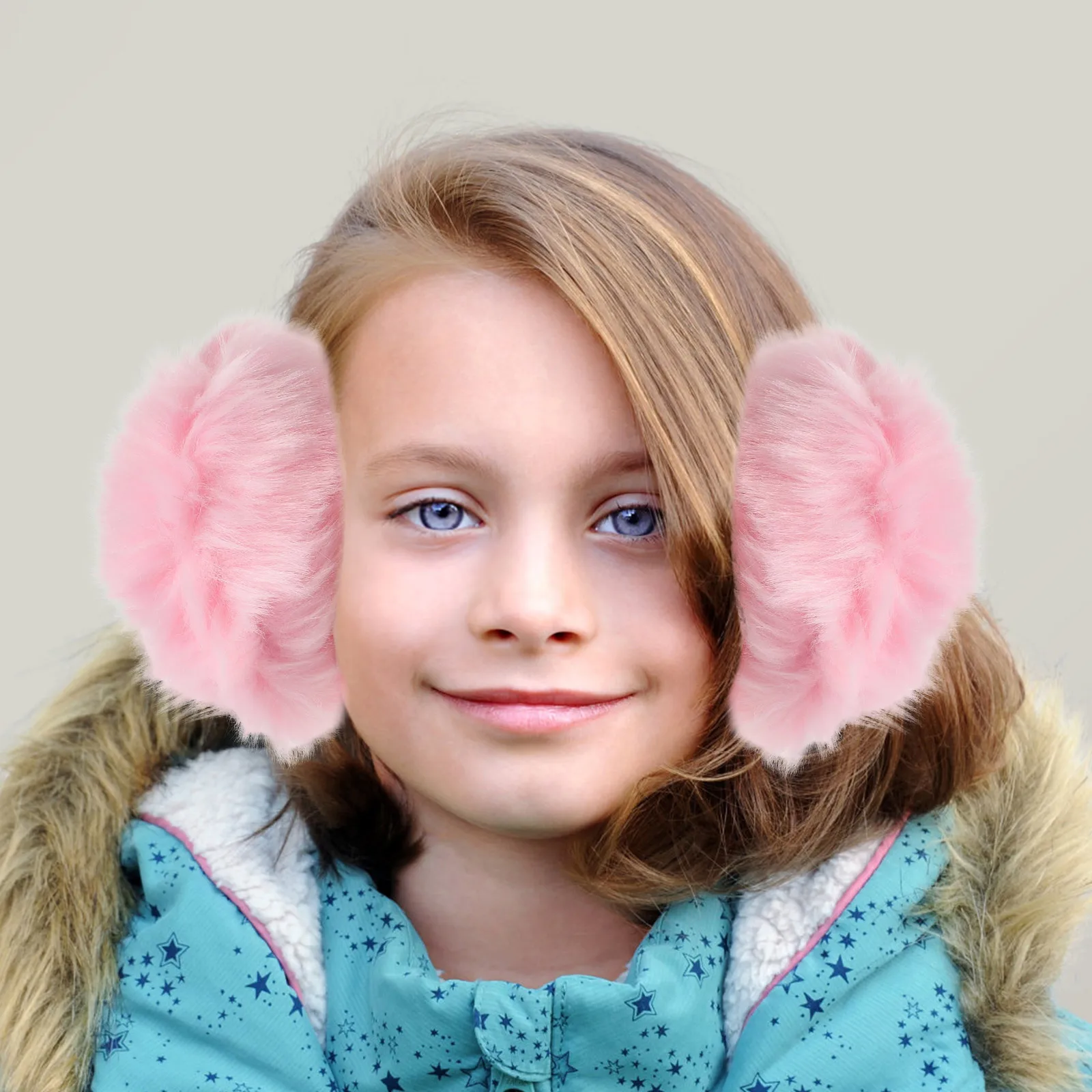 Plush Earmuff Comfort Plush ฝาครอบหูฝาครอบหูกันลมฤดูหนาวอุปกรณ์เสริมสําหรับผู้ชายผู้หญิงเด็กสกีวิ่งขี่จักรยานสีเทา