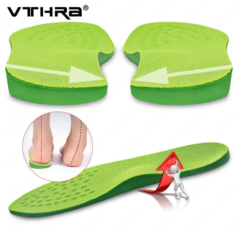 VTHRA Orthopedic Insole O/X Leg Correct Shoe Insert for Foot Alignment Knock Knee Pain Bow Legs Valgus Varus Cushion Pain Relief