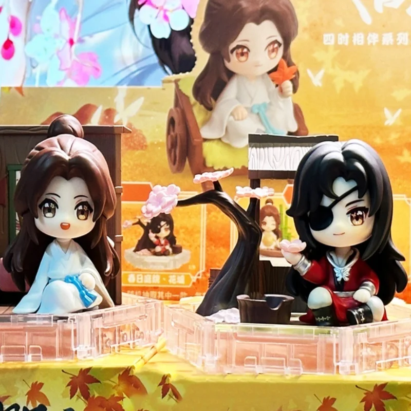 Hot  Model Cosplay Blessing Tian Guan Ci Fu Tgcf Xie Lian Hua Cheng Bl Four Seasons Together Blind Box Q Figure Doll Toy Gifts