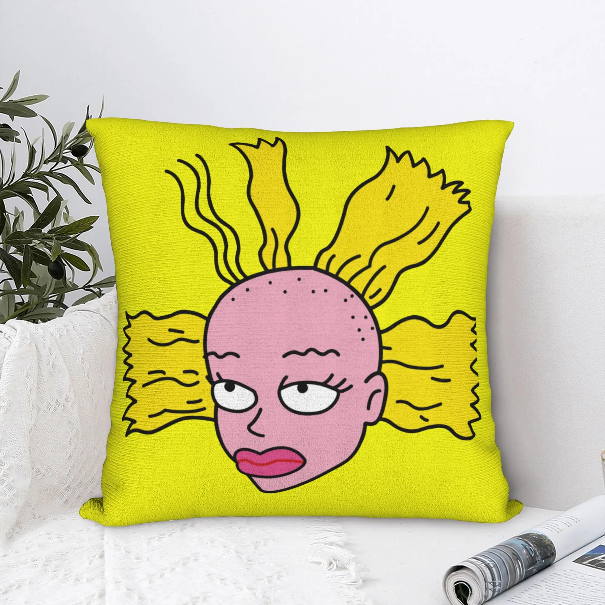 Cynthia Doll Square Pillow Cases R-Rugrat Cute Cartoon Cushion Covers Custom Decorative Throw Pillow Case Cover for Sofa 40*40cm