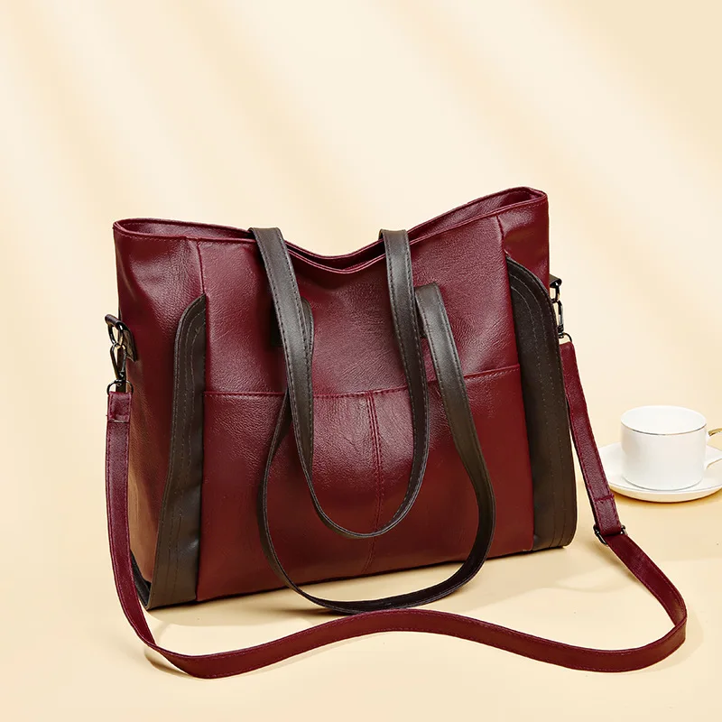 Luksusowy Design torebki damskie torby Crossbody z Top skórzany uchwytem kobieca torba na ramię duże pojemniki na zakupy bolso mujer