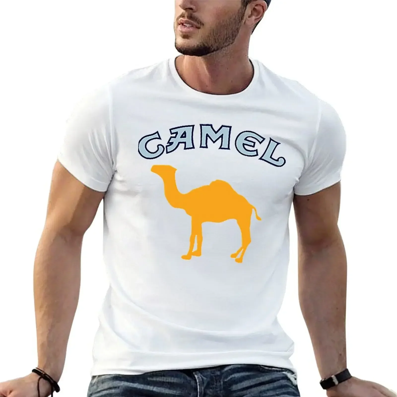 

Camel Cigarettes Logo Essential T-Shirt blue archive vintage clothes heavyweights fruit of the loom mens t shirts