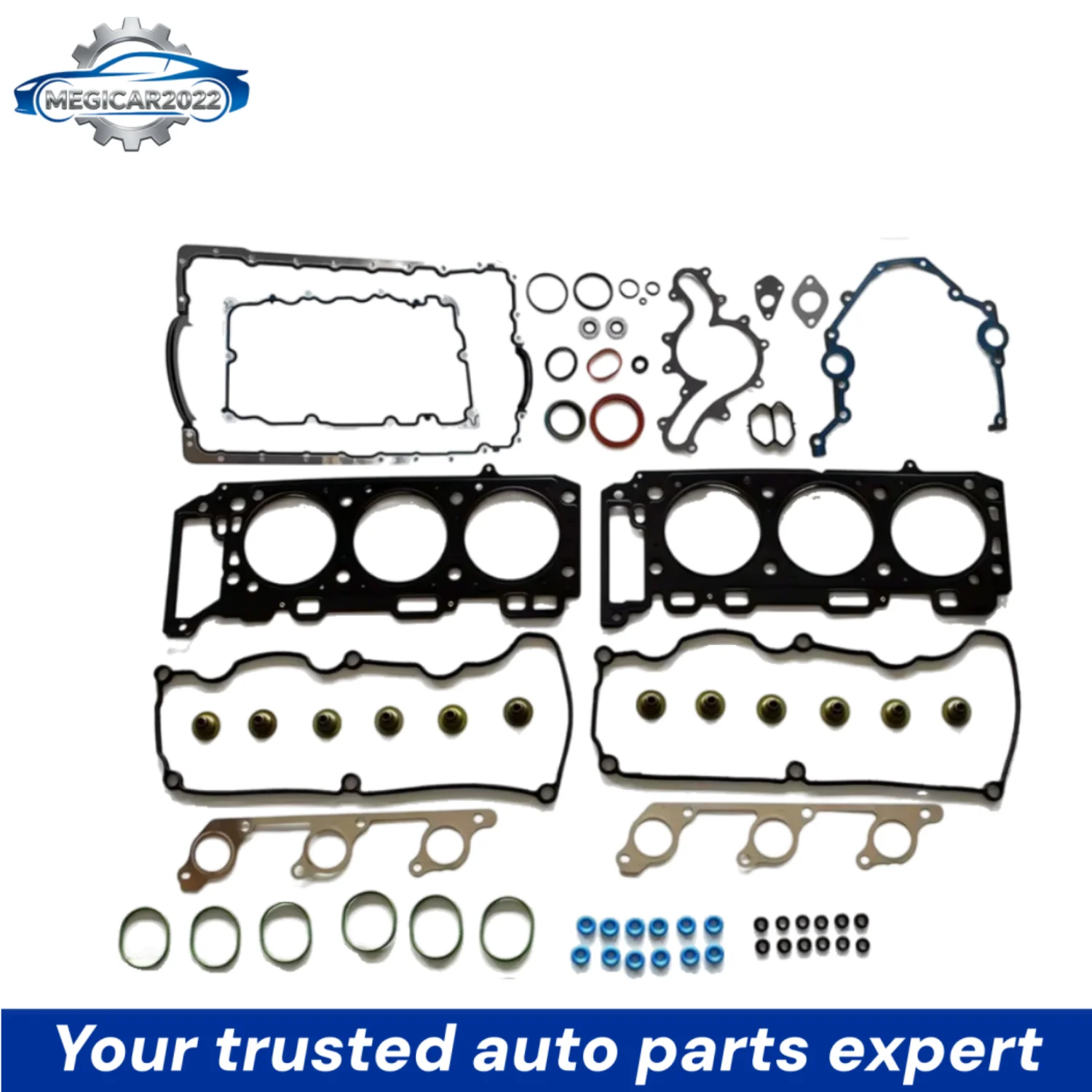 Juego completo de juntas de cilindro de piezas de motor compatible con 4,0 L para Ford Ranger Explorer 4.0L V6 GAS FLEX DOHC 99EA 2000-2003