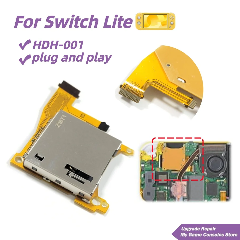 

Replacement Cartridge Reader Game Card Reader Connector For Nintendo Switch Lite