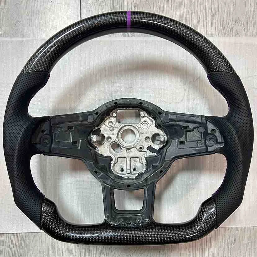 Auto stuurwiel geschikt voor VW Golf MK6 MK7 7.5 GTI GTD GTE R Polo Passat Tiguan Alcantara stuurwiel Auto Accessoires