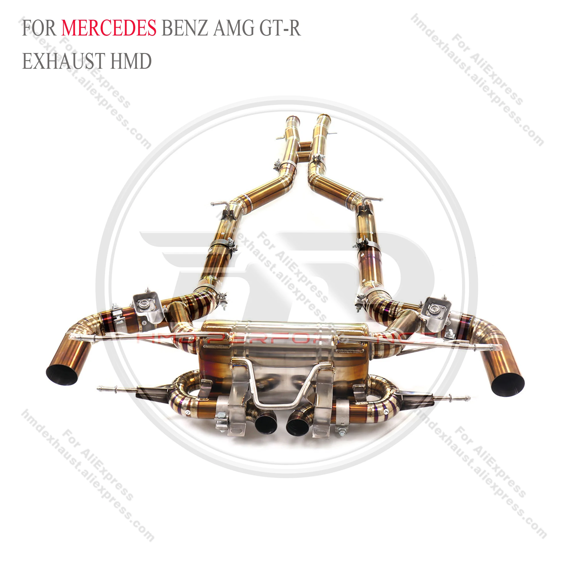 

HMD Ti Valved Catback for AMG GT-R 4.0T M178 17-22 | 70mm, 1.2kg, Race-Cert, Deep F1 Howl