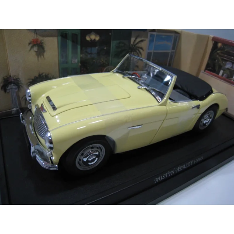 

Литой под давлением KYOSHO масштаб 1/18 Austin HEALEY 100 SIX модель автомобиля из сплава, Коллекционная игрушка, подарок, сувенир, украшение для дисплея
