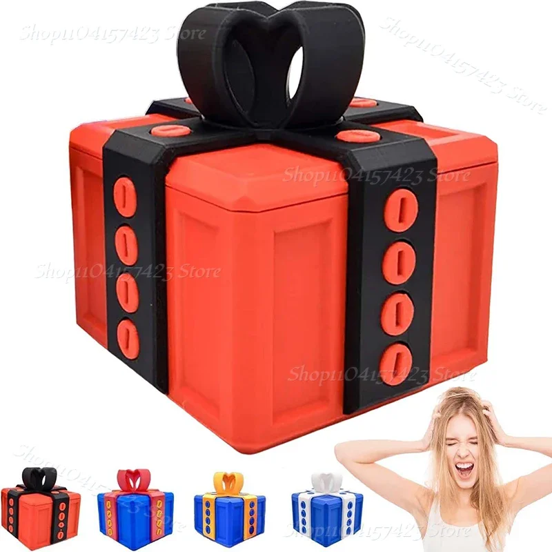 Annoying Gift Box With Screws Large Annoying Gift Boxes Prank Screw Box 3D Printed Gift Box Money Card Container Christmas 2024