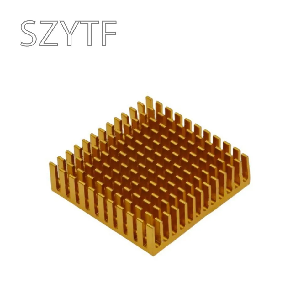 Heatsink Radiator Cooler Radiator Aluminum 40x40x11MM Gold Slot High Performance Heat Sink For MK7 MK8 3D Printers