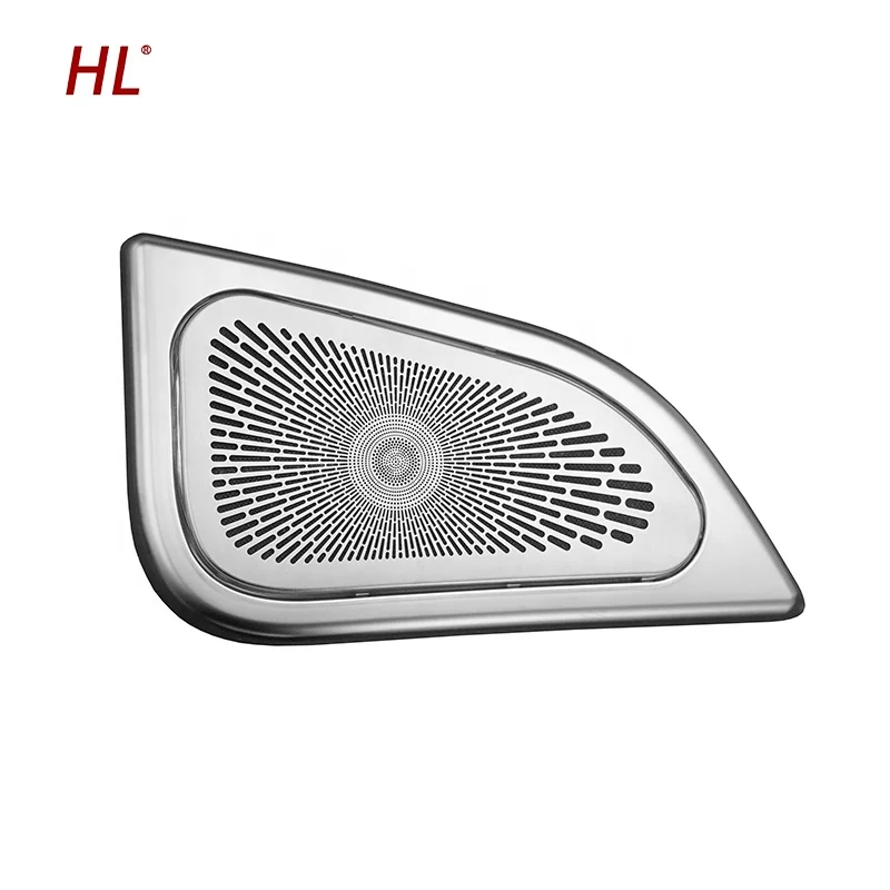 New Styles Car Accessories Colorful Midrange Speaker Horn Cover for Tesla Model 3 Auto Modificed Decoration Lighting System