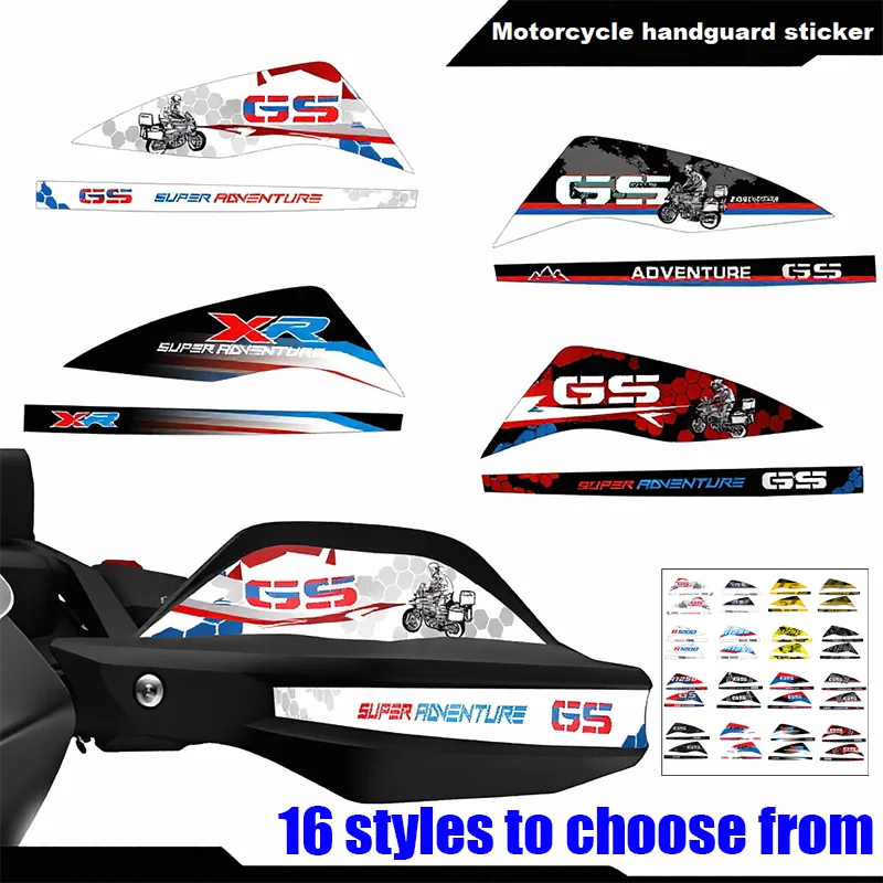 Motorcycle Handguard Stickers Hand Guard Shield 40 Years GS Decal For R1200GS R 1250GS Adventure F850/750/650GS G310GS F900XR