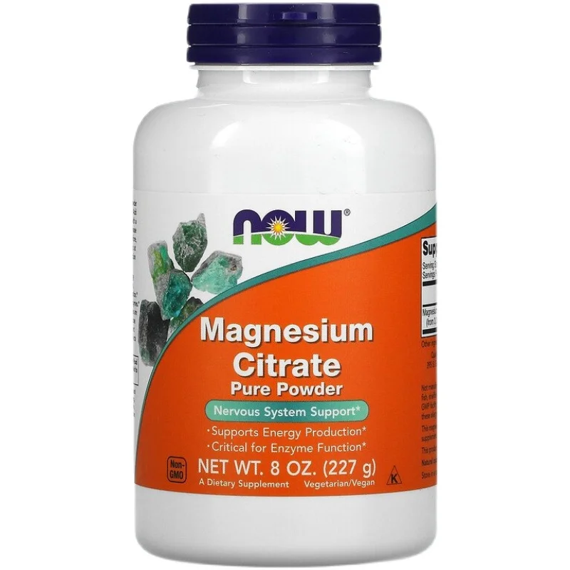 

Magnesium Citrate Powder 227g for Nerve & Bone Health Maintenance Supplement for Adults