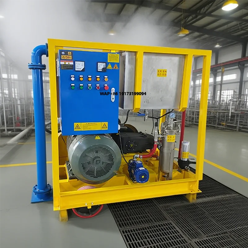 New Electric High Pressure Cleaning Machine 2000bar Steel Plate Cold Water Jetting for Shipyard Rust & Paint Removal