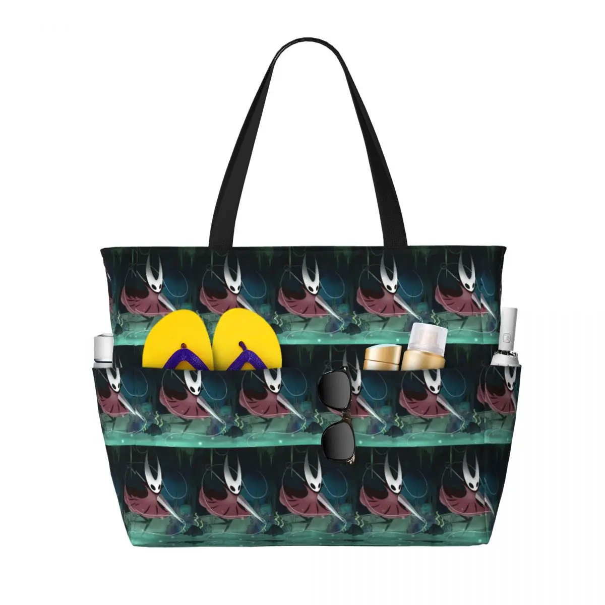 Hollow Knight Beach Tote Bag Sport Gym Yoga Duffle Large Tote Bag Women Travel Bag Fitness bag