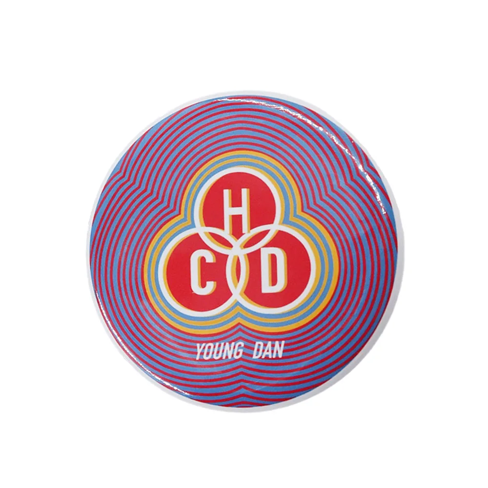 

YOUNG DRUG music logo brooch band's summer fan gift button pin tinplate badge jewelry decoration 58mm round