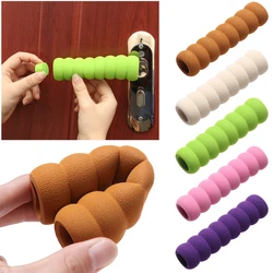 1PC Soft Spiral Foam Elastic Door Handle Cover Doorknob Guard Protector Anti-collision Door Stopper Safety Practical Home Decor