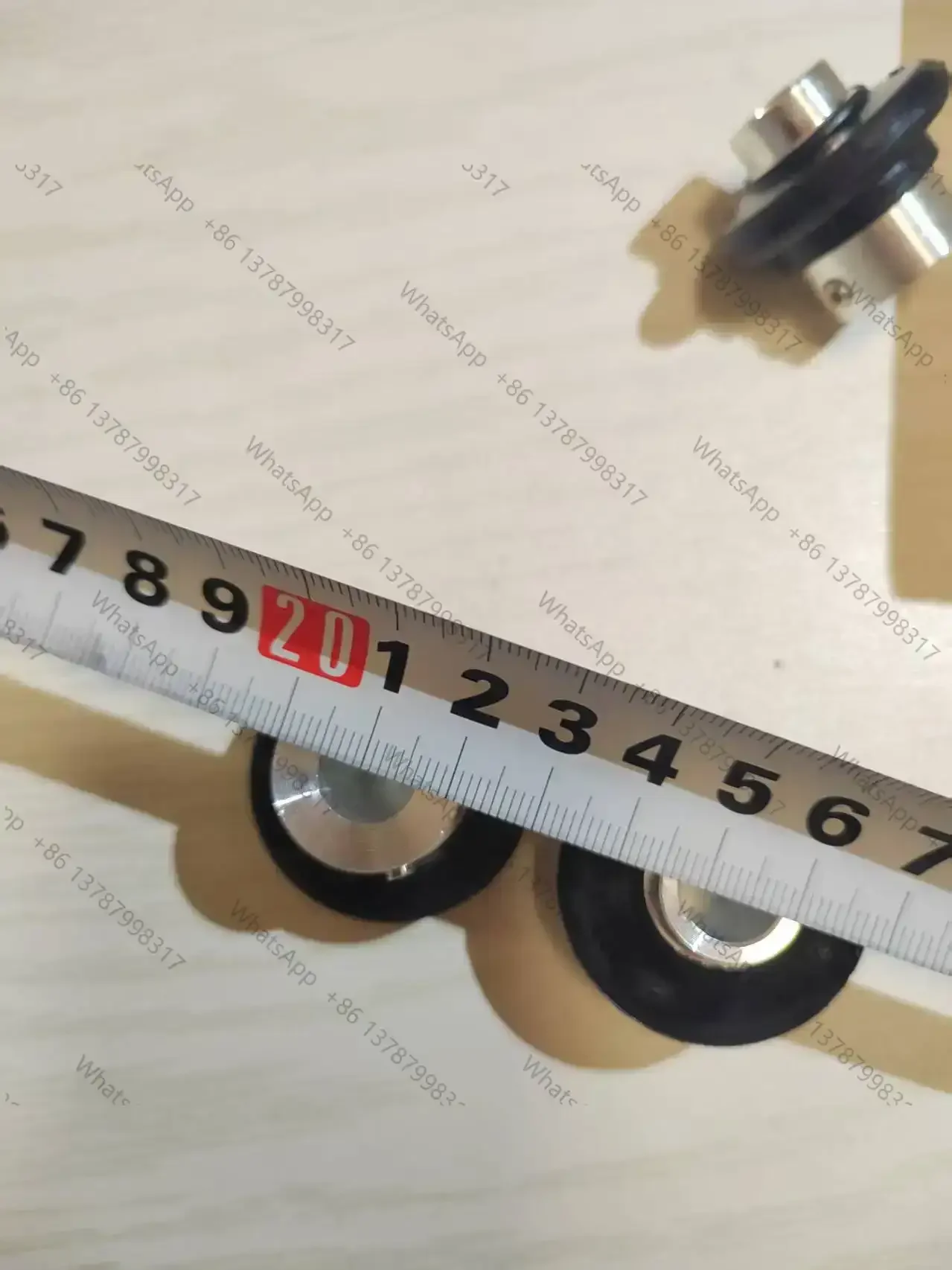 4PCS  Applicable to  Elevator Parts Encoder Wheel Tachometer Roller 37mm FRICTION Wheel D37.5 KM650808G01