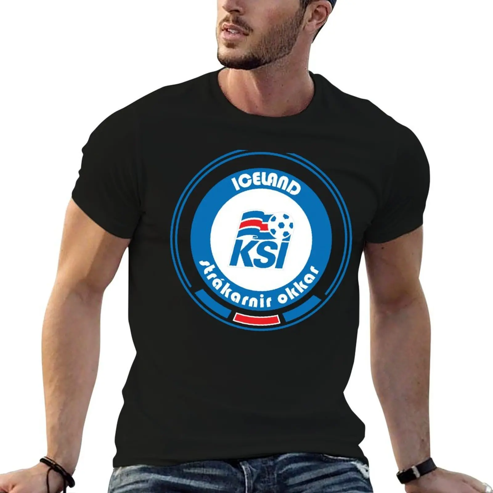 

Football - Team Iceland T-Shirt man tshirt funny t shirts man T-Shirt