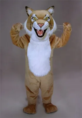 mascot Fierce bobcat Wildcat mascot costume fancy dress custom fancy costume cosplay carnival costume kits 614