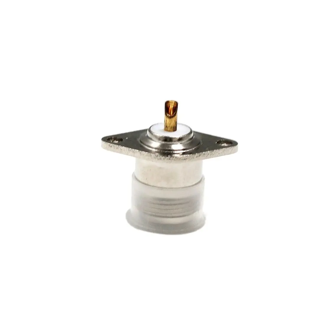 1pc NEW N Type Female Jack RF Coax Adapter Convertor Solder Cup 2-hole Panel Mount Nickelplated Wholesale