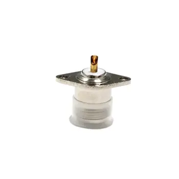 1Pc Nieuwe N Type Vrouwelijke Jack Rf Coax Adapter Converter Soldeer Cup 2-Gat Panel Mount Vernikkelde Groothandel