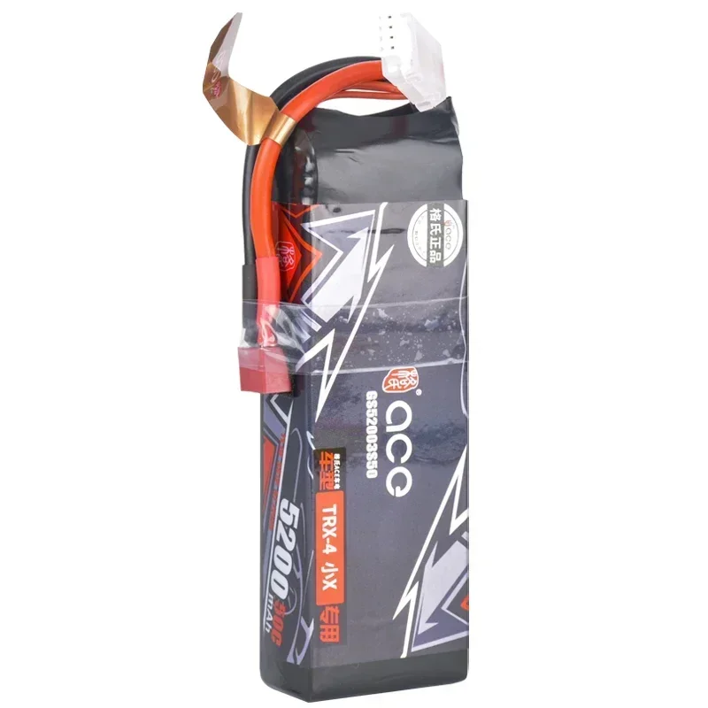 Gens ACE 3S-Batterie Lithium Fuchsia, 11.1V, 5200mAh, 50C, pour 1/10 1/8, Modèle de Voiture Électrique Télécommandée, Accessoires Bumosquito