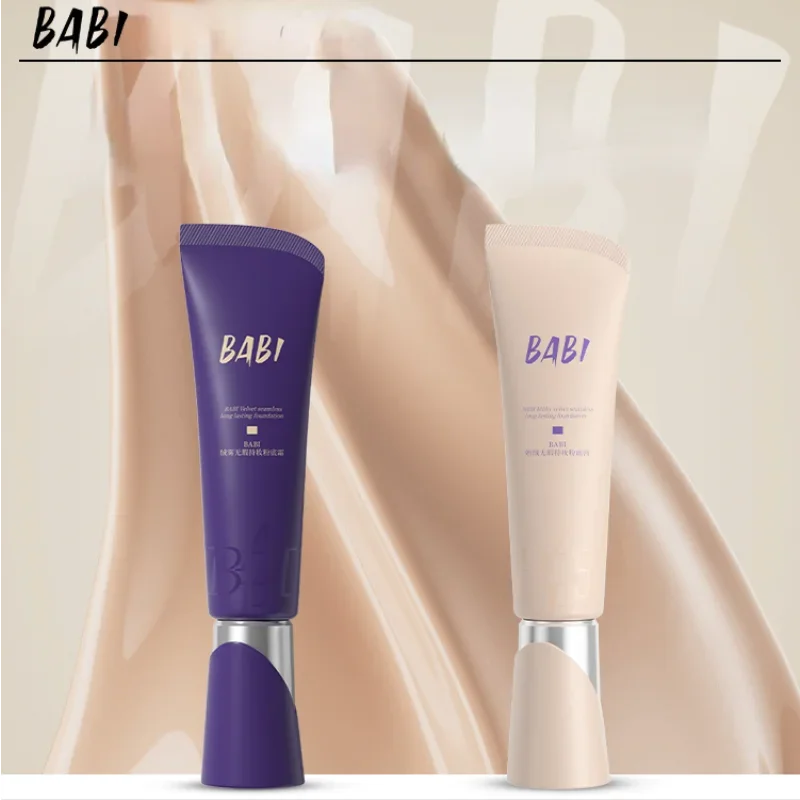 Babi Makeup Foundation Flawless Long Lasting Lightweight Hydrate Intense Concealer Oil-Control Waterproof Korea Makeup Cosmetics