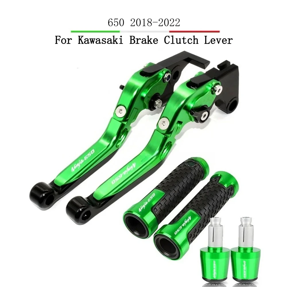 

For Ninja 650 ABS Ninja650 KRT Edition 2018-2022 Motorcycle Extendable Adjustable Clutch Brake Levers Handle Hand Grips