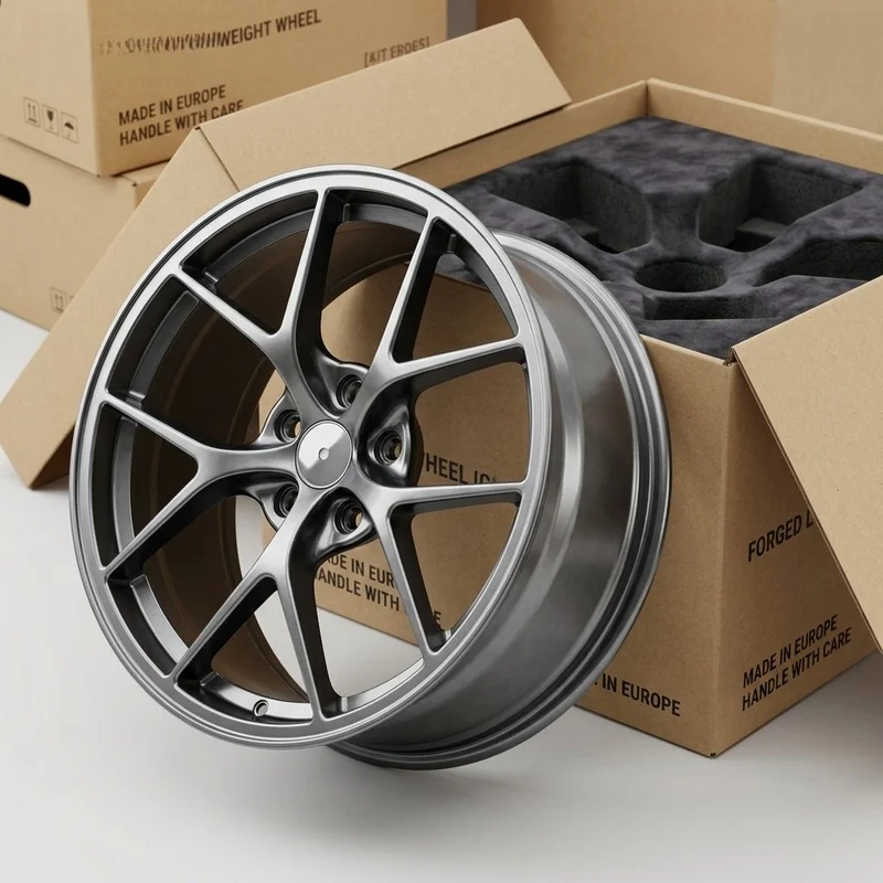 JENTO 17 Inch 7.5J Flow-Formed Gunmetal Wheel Rims 5x114.3 ET35 CB73.1 JWL VIA