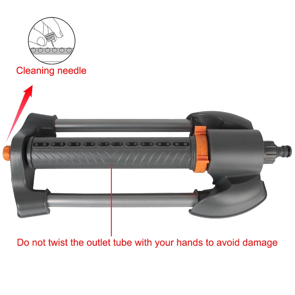 Turbo oscylacyjny zraszacz wodny automatyczne podlewanie trawnik ogrodowy zraszacze wodne artykuły ogrodnicze dysza natryskowa do nawadniania