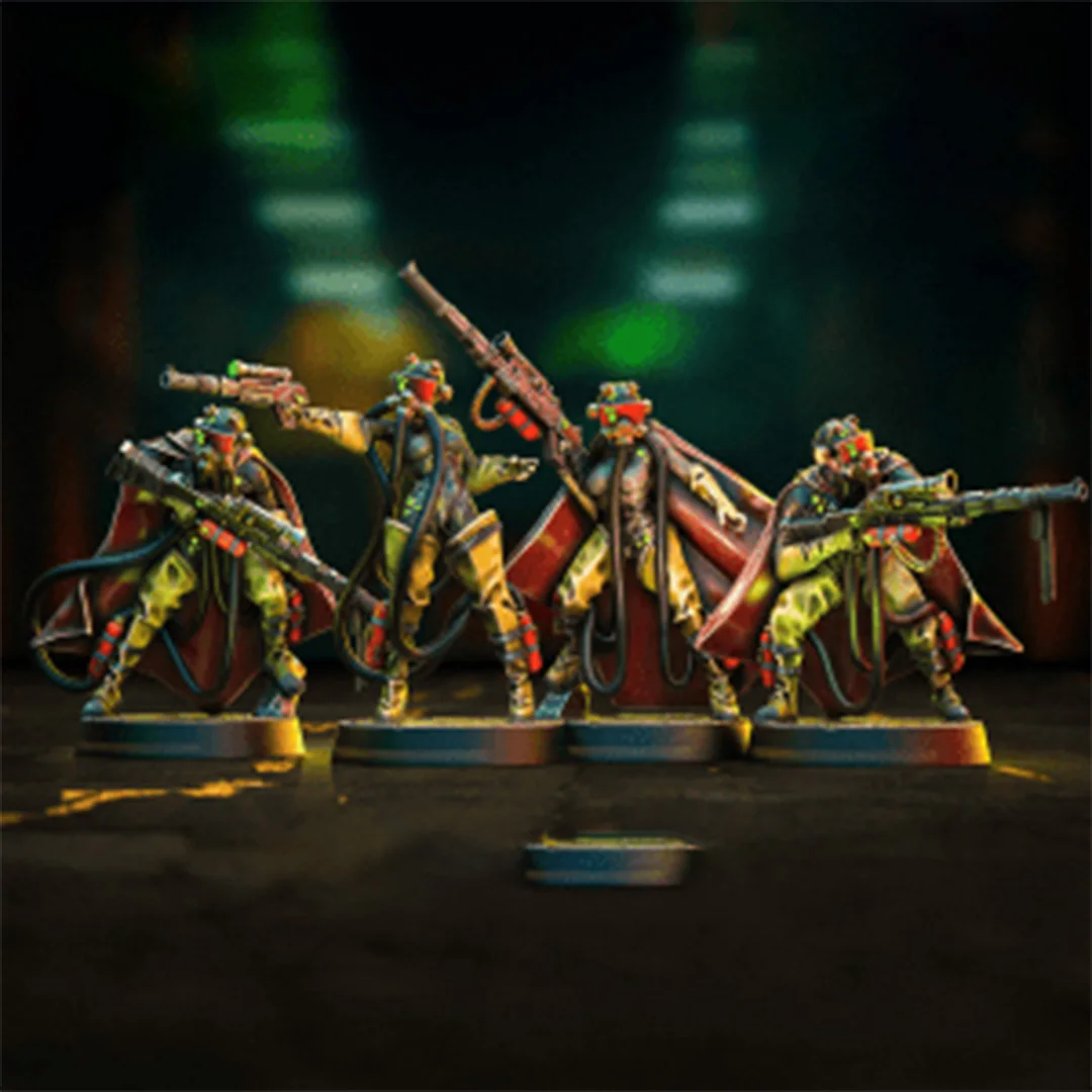 

28mm 32mm 35mm 50mm 75mm 3D printing, punk soldier resin miniature model, unassembled and unpainted kit