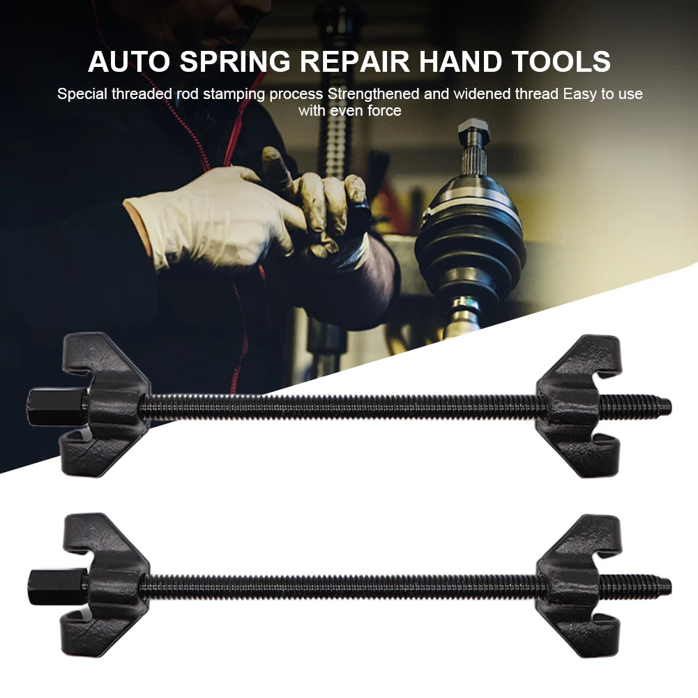 380mm Coil Spring Compressor 2Pcs Car Absorbers Remover Installer Automobile Suspension Struts Auto Spring Repair Hand Tools