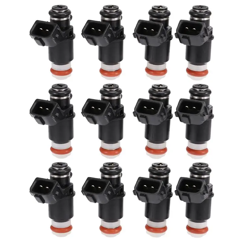 12PCS New Fuel Injector Nozzle 16450-PLC-003 16450-PLD-004 For Honda Civic 1.7L EX DX HX LX 2001 2002 2003 2004 2005-AU62