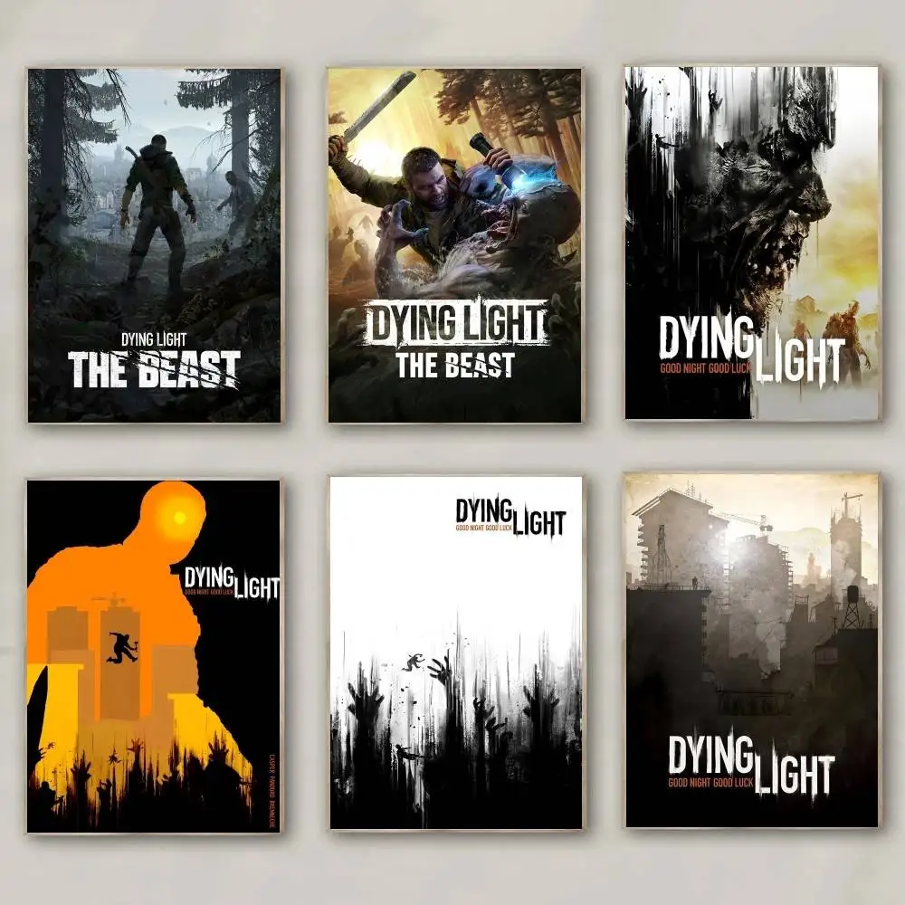 1 قطعة لعبة D-الموت ضوء الوحش المشارك طباعة لغرفة النوم غرفة المعيشة ديكور المنزل اللوحة جدار الفن HD صورة جدارية #1