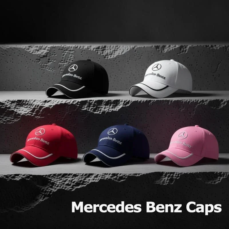 Adjustable Snapback for Mercedes Benz Logo Hot Sale Unisex Street Hat Viral Fashion Accessory Urban Casual Baseball Cap