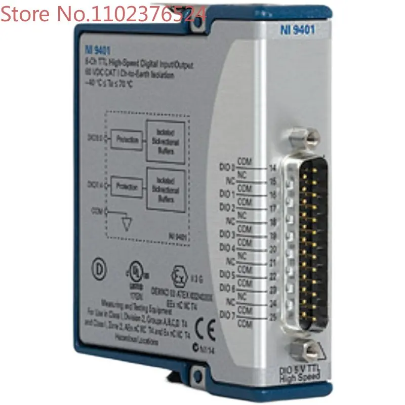 

The US NI 9401 high-speed bidirectional digital I/O module 779351-01 has excellent quality