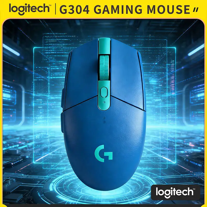 

Logitech G304 LIGHTSPEED Wireless Gaming Mouse 12000 DPI 1ms Latency HERO Sensor 250hr Battery Lightweight Design Laptop Gamers