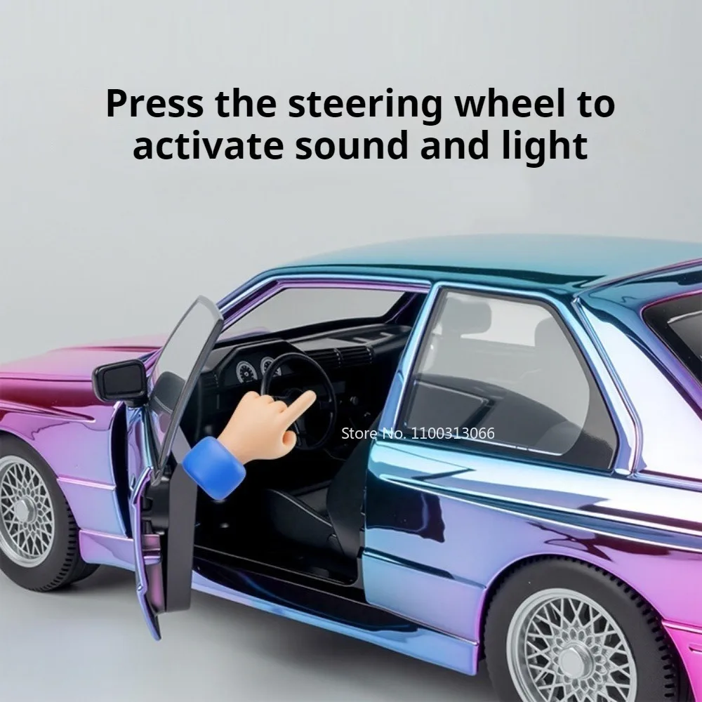1:24 Legierung Druckguss M3 Spielzeug Modelle Autos mit Licht Sound Miniatur Auto Rad Zurückziehen Fahrzeuge Modell für Kinder Unterhaltung