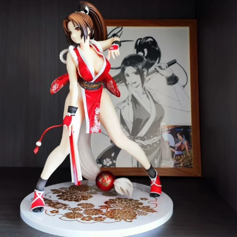 26cm The King Of Fighters Mai Shiranui Action Figure Fatal Fury Game Character Beauty Model Toys Cartoon Room Ornaments Gift Boy