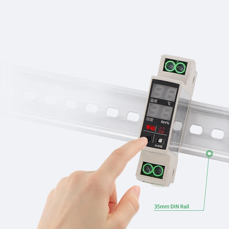 ENMG LED display temperature and humidity integrated controller ETH60 air moisture dehumidification thermostat temperature contr