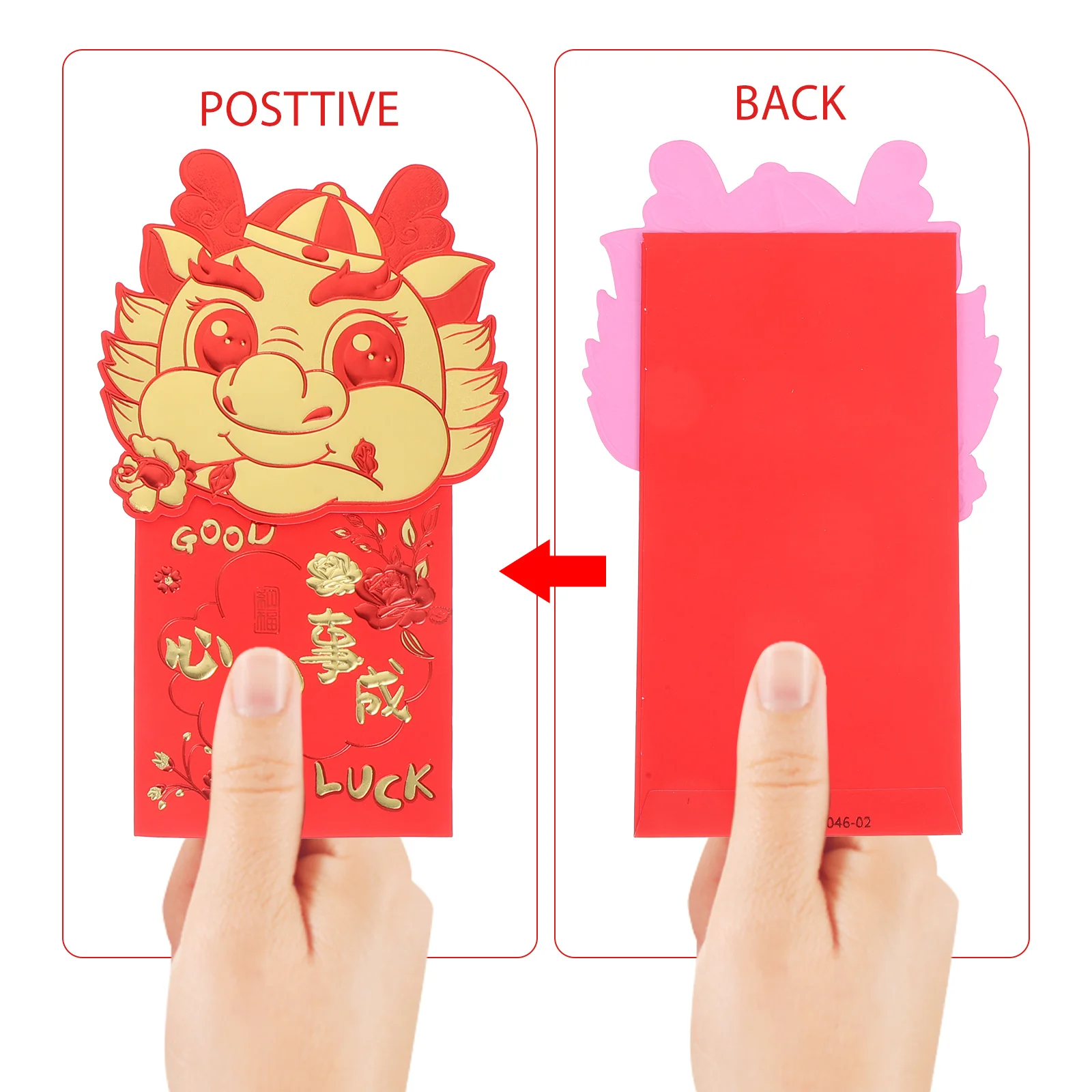 

Lunar New Year 2024 Dragon Theme Red Envelopes Festive Paper Gift Envelopes Portable Money Pouches For Family Friends 36Pcs