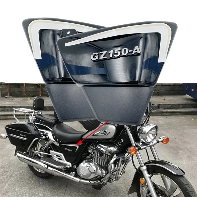 

For GZ150-A Side Covers Set Of Haojue Suzuki Qingqi Jincheng Original Fit Motorcycle Left/Right Side Panels Plastic Covers