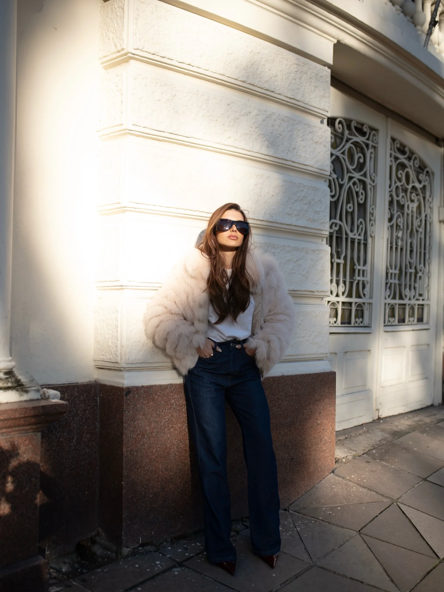 OFTBUY Custom Luxury Long Full Real Fur Coat for Women Streetwear Thick Warm Winter Real Fur Overcoat High-End Custom Outerwear