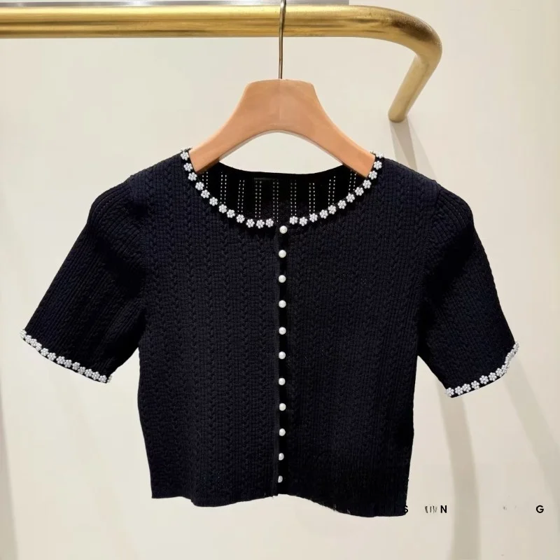 

ort Sve Вязаный открытый кардиган Bal Dr для женщин Ранняя осень Sle Commute Slim Fit круглый Ne Button C...