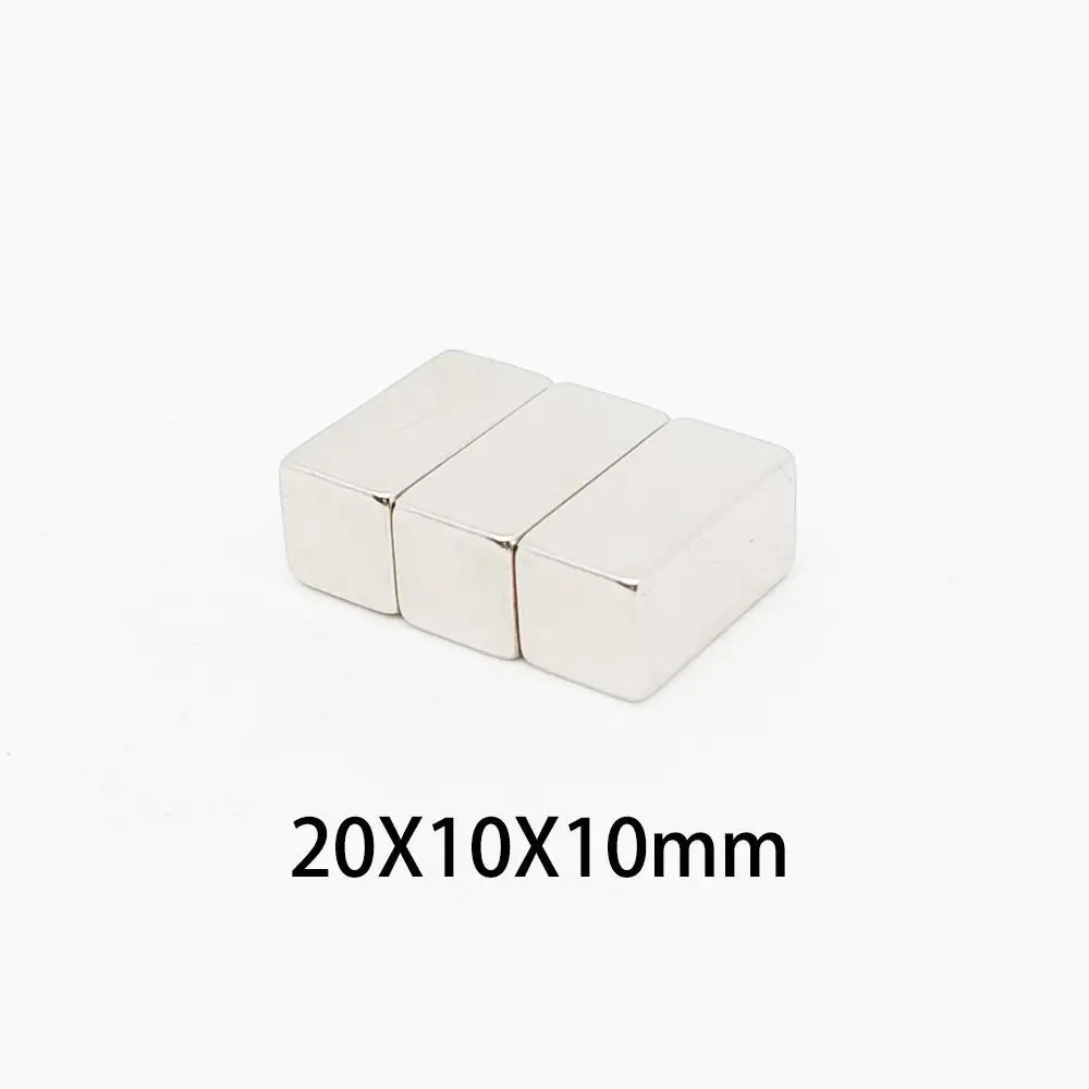 1/2/5/10/15/20/30PCS 20x10x10 Rectangular Strong Powerful Magnets N35 20x10x10mm Block Rare Earth Neodymium Magnet 20*10*10 mm